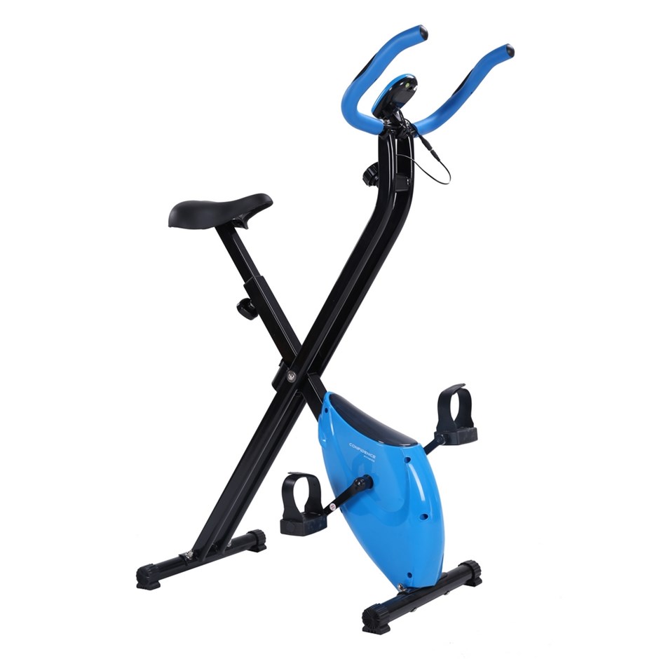 Confidence fitness folding exercise bike sale