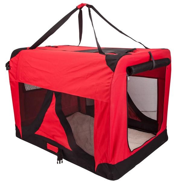 Buy Portable Soft Dog Crate XXXL - RED | Grays Australia
