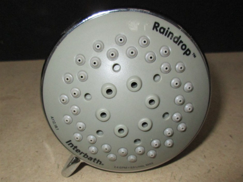 Box of Approx 120 x Interbath Raindrop 4 Function Shower Heads Chrome