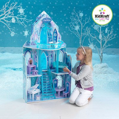 Frozen wooden deals dollhouse