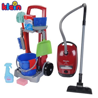 Klein Vileda Cleaning Cart with Miele Va