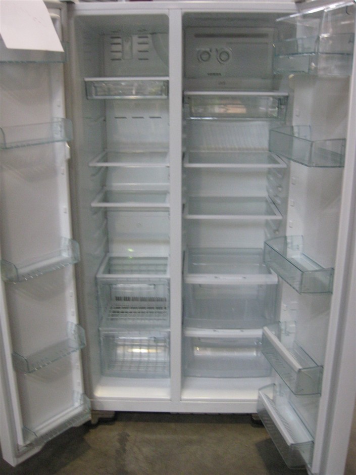 Kelvinator 610 Litre Side by Side Fridge Model KSM6100WB Auction
