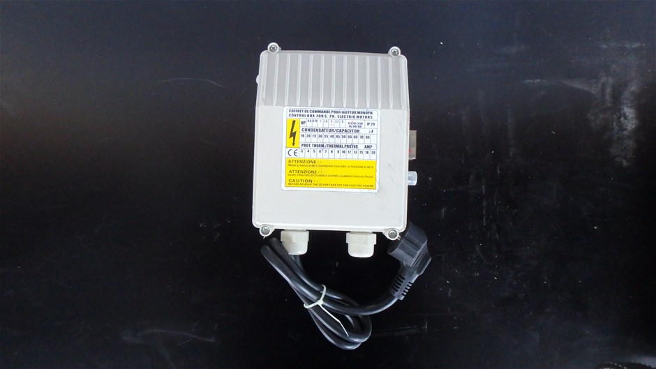 1 x Control Box For S. PH. Electric Motors Auction (0057-9004118 ...