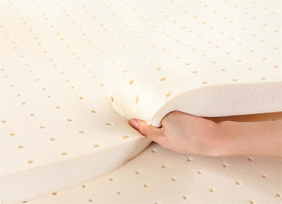 Buy 100 Natural Latex Mattress Topper Underlay 5cm SUPER KING