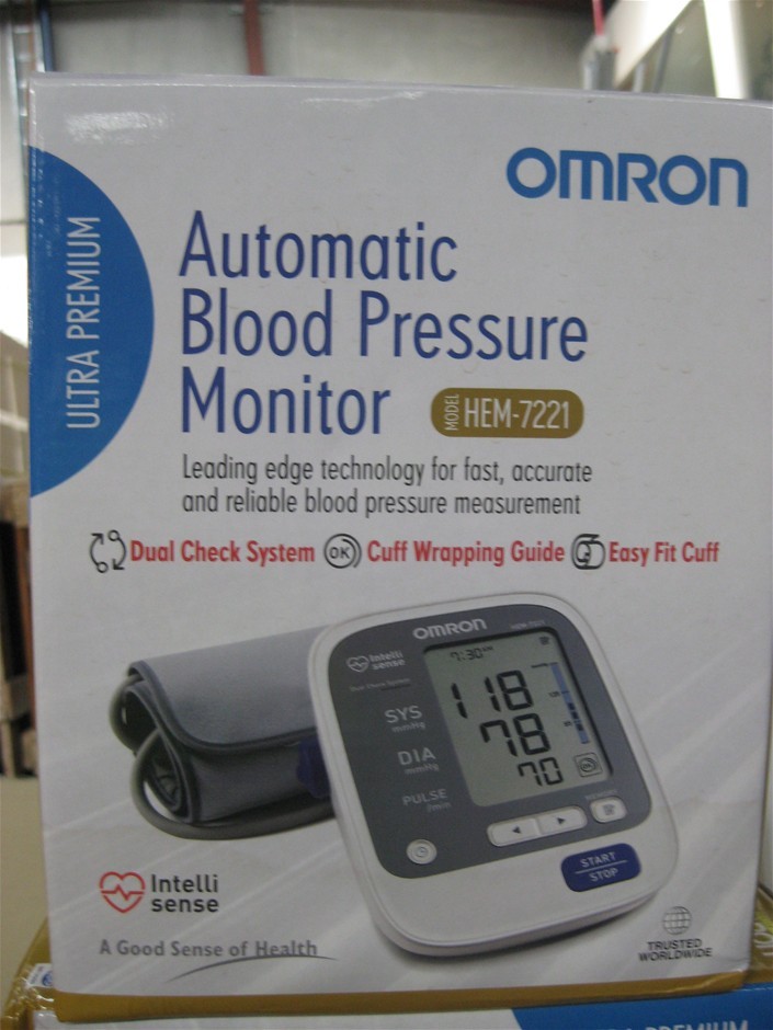 Omron Ultra Premium automatic blood pressure monitor. (HEM 7221