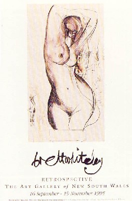 Brett Whiteley - Nude Study for Large Wo