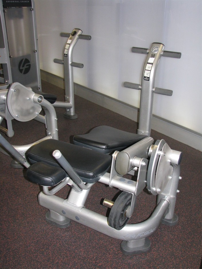 life fitness ab crunch bench for sale