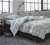 Printed Quilt Cover Set Green Check - King Size