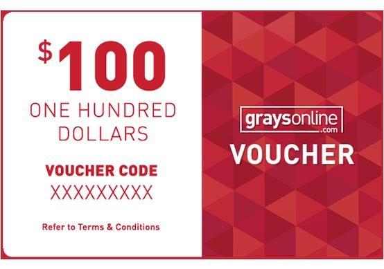$100 Grays Gift Card