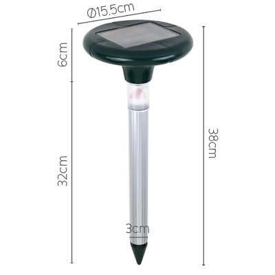 Buy 4 X Solar Powered Vibrating Panel LED Garden Light | Grays Australia