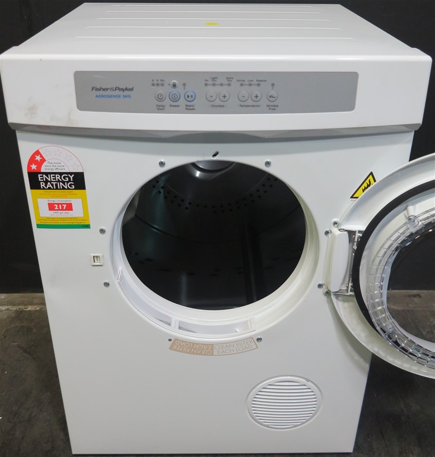 fisher-paykel-5kg-dryer-white-de50f56e1-auction-graysonline