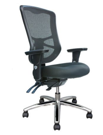 Meta High Back Mesh Chair Black