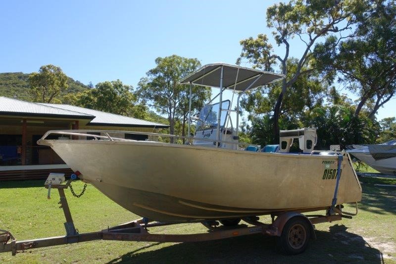 Fisher Plate Alloy 5 Metre Centre Console by Col Svennson Auction (0001