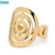 Bee Gold Ring "Circle of life" - B09