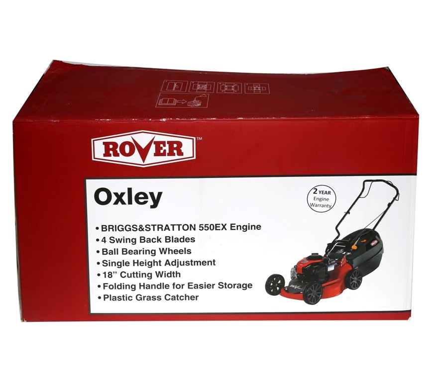 ROVER Oxley Lawn Mower with BRIGGS & STRATTON 550EX Engine 1`` Cutting