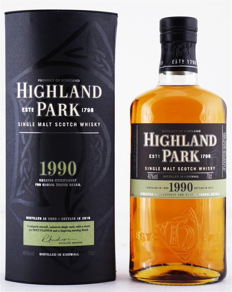 Highland Park `1990` Single Malt Whisky 