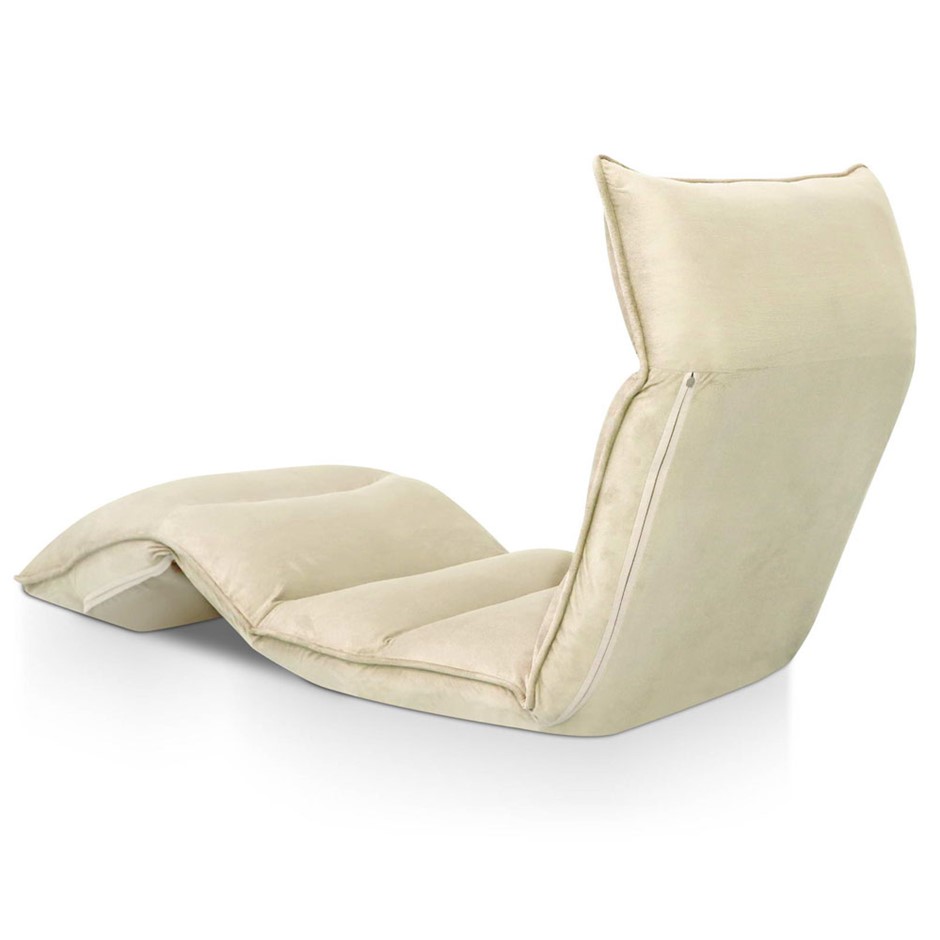 Buy Artiss Adjustable Lounge Sofa Chair Ivory Grays Australia