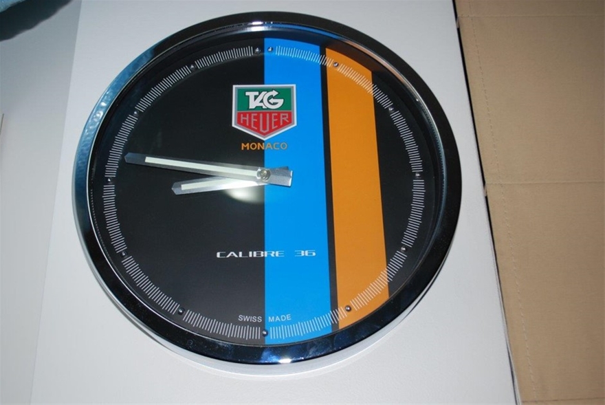Buy One New Authentic Tag Heuer Display Wall Clock, Not Sold In The Retail  | Grays Australia