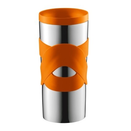 Bodum 0.35L Travel Vacuum Mug - Orange 1