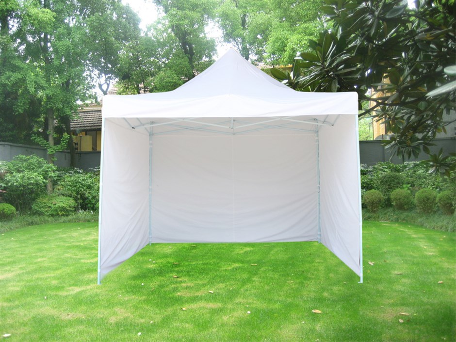 3x3m Popup Gazebo Party Tent Marquee -Wh