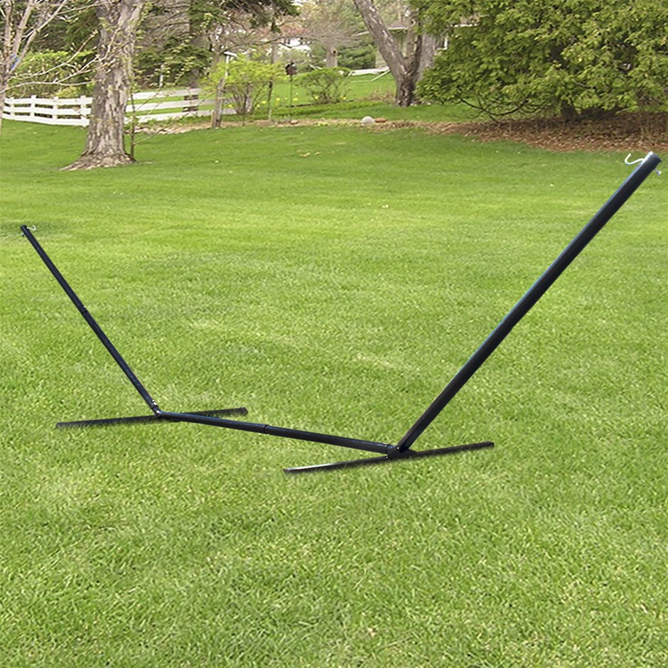 10' Hammock Stand Solid Steel Tri Beam C