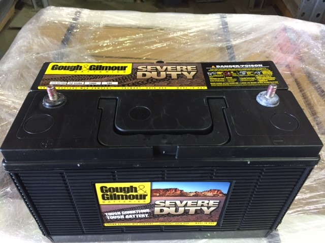 12 Volt, 1000 CCA, N86 size Stud Terminal Battery. Auction (0002 ...