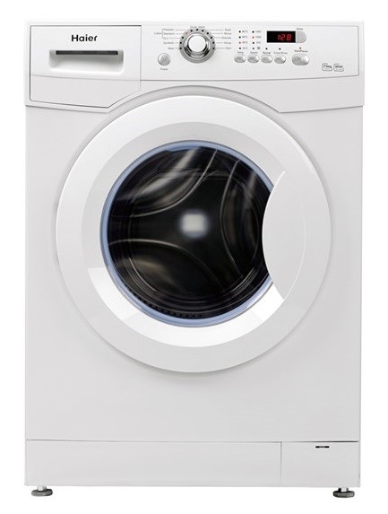 Haier White 7.5kg Front Load Washing Mac