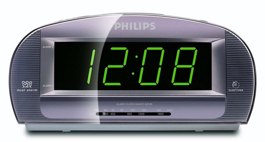 Philips Clock AM/FM Radio (AJ3540-E)