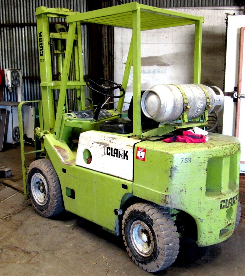 Clark forklift, Model C500 Y50 Auction (00013001762) Grays Australia