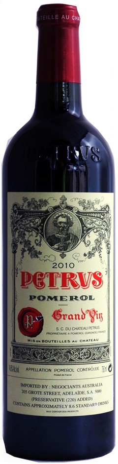 Chateau Petrus 2010 (1 x 750mL), Pomerol
