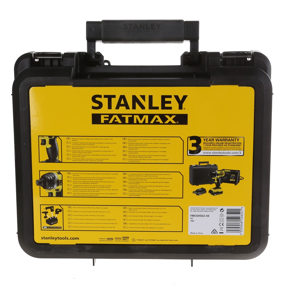 Аккумулятор stanley 18v