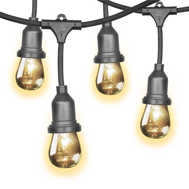 FEIT 14.6M LED Indoor/Outdoor String Lights with 24 x Light Sockets. N