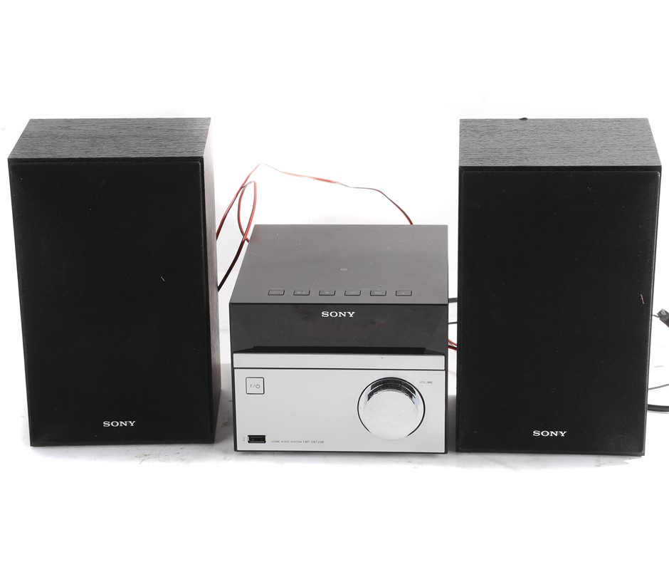 SONY HiFi System with Bluetooth & DAB Radio, Model CMTSBT20B. N.B