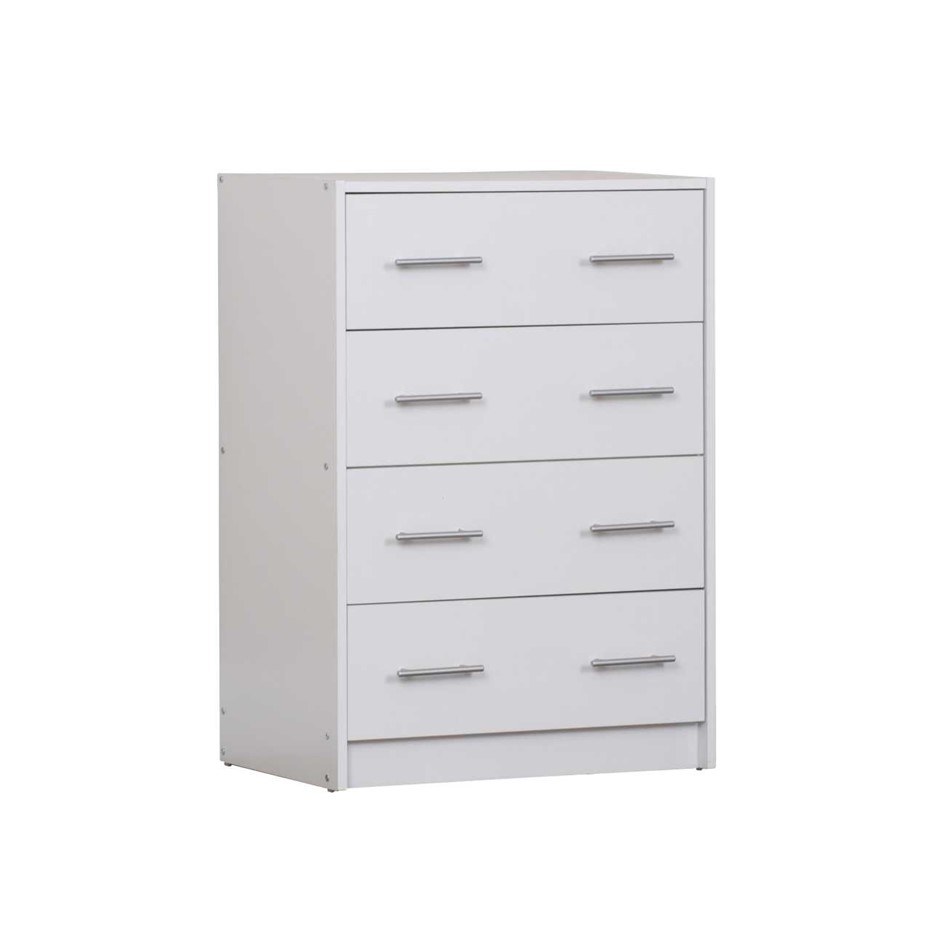 Chest of 4 Drawers - White