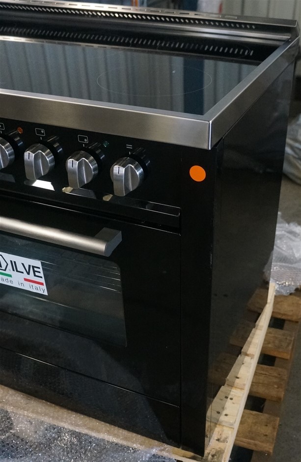 Ilve 90cm 5 Zone Induction Cooktop & Electric Oven (HNFI90WMP/N