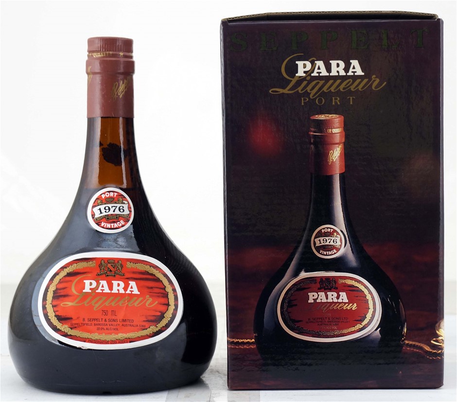 Seppelts `Para` Liqueur Port 1976 (1 x 750mL) Barossa Valley, SA ...