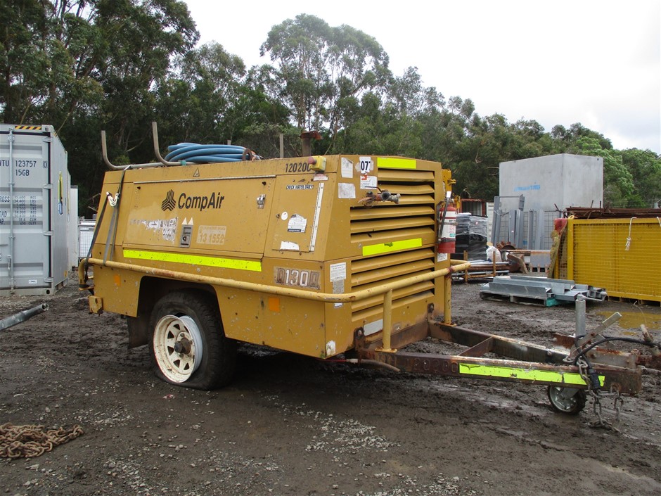 Compair Trailer Mounted Air Compressor Auction (00107018446) Grays