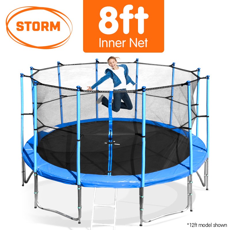 Storm 8 ft trampoline with inner net