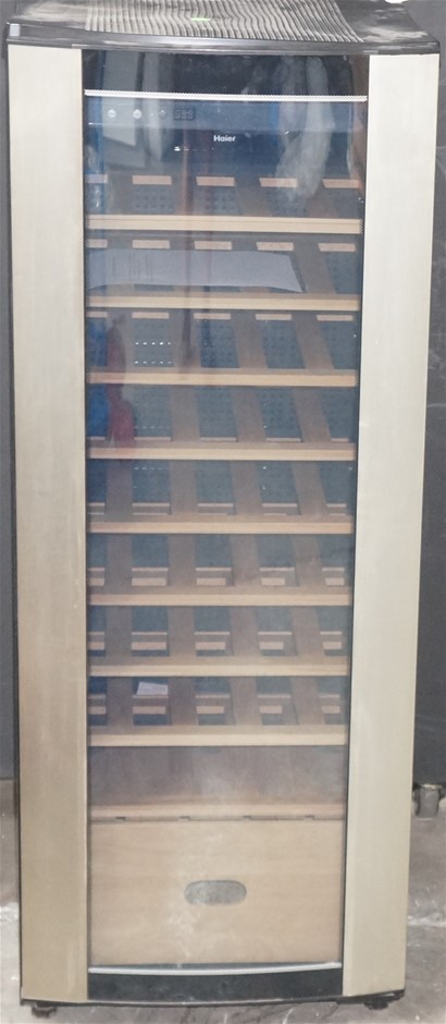 Haier 51 Bottles Stainless Steel Wine Chiller Jc160gd Auction Graysonline Australia