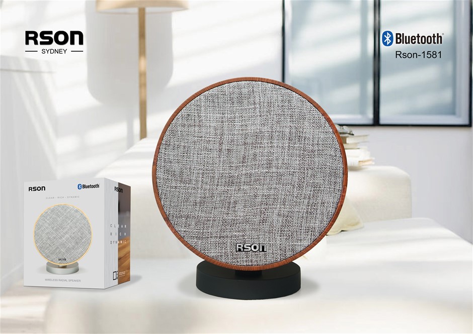 Rson Radial Walnut Bluetooth Speaker (15