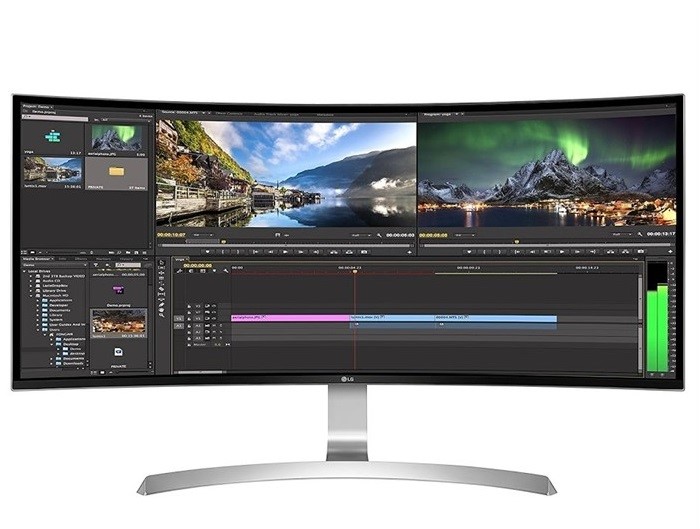 LG 34" Ultrawide Curved LED Monitor