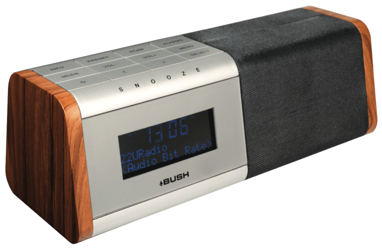 Buy Bush BCR35DABW DAB+ Digital and FM Alarm Clock Radio (Walnut