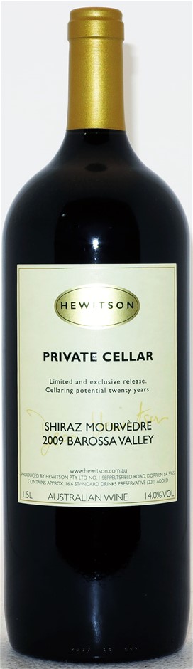 Hewitson `Private Cellar` Shiraz Mouvedre 2009 (6 x 1.5L Magnum) Barossa.