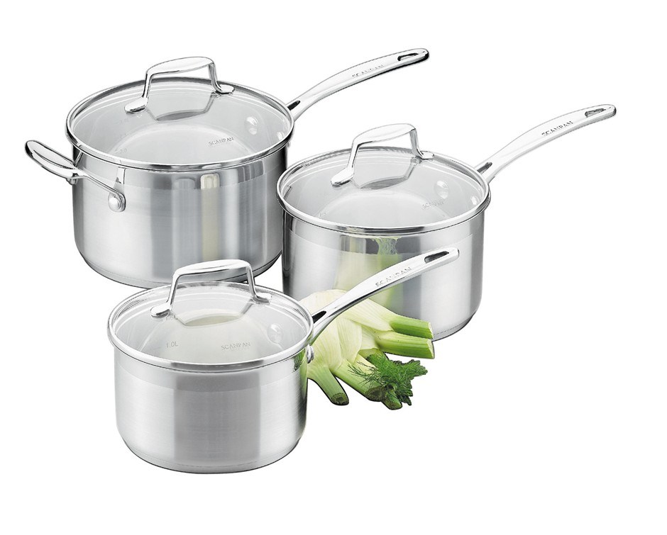 Scanpan Impact 3 Piece Saucepan Set - 22
