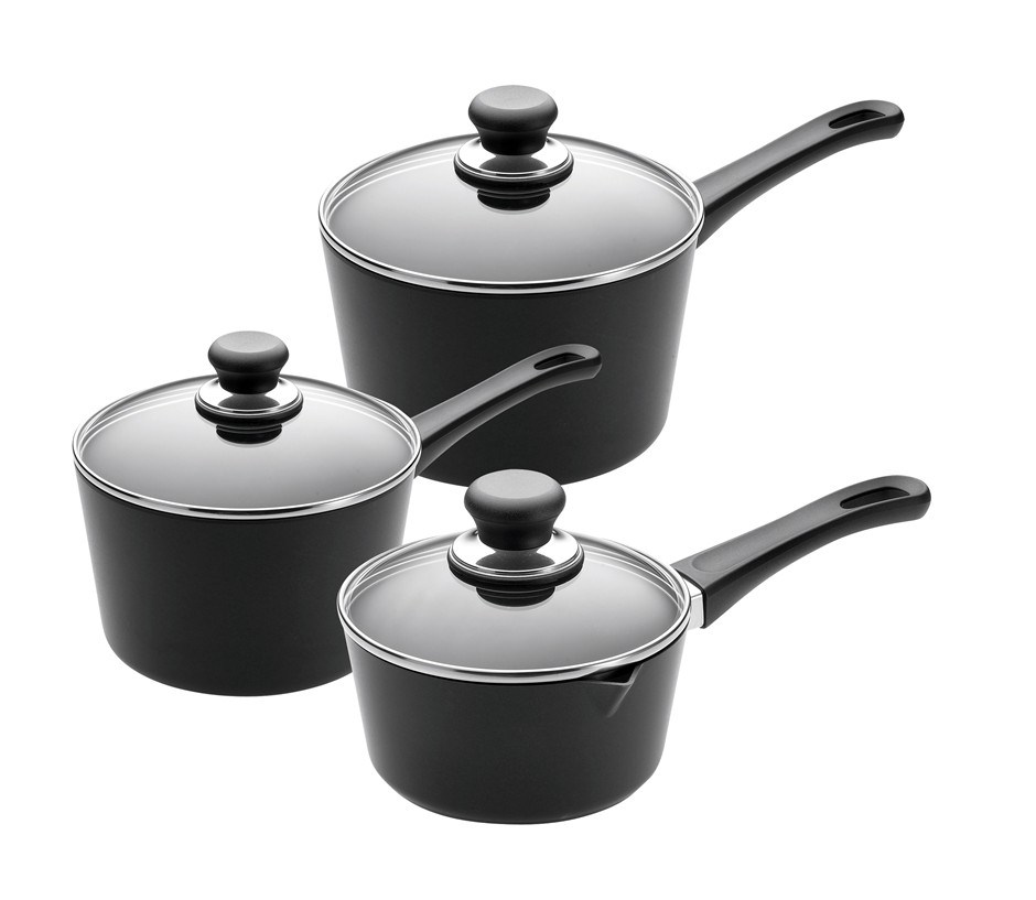 Scanpan Classic 3 Piece Saucepan Set - 1