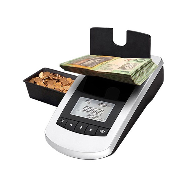 Money Counter for Coins and Banknotes Ma