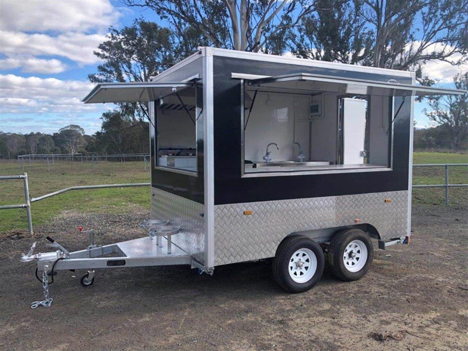 2022 Dual Axle Food Trailer - Black