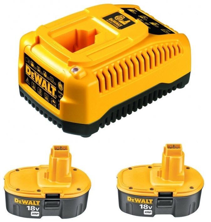 Buy DeWalt Starter Kit DE9135 240V Charger + 2 DC9096 XRP Batteries ...