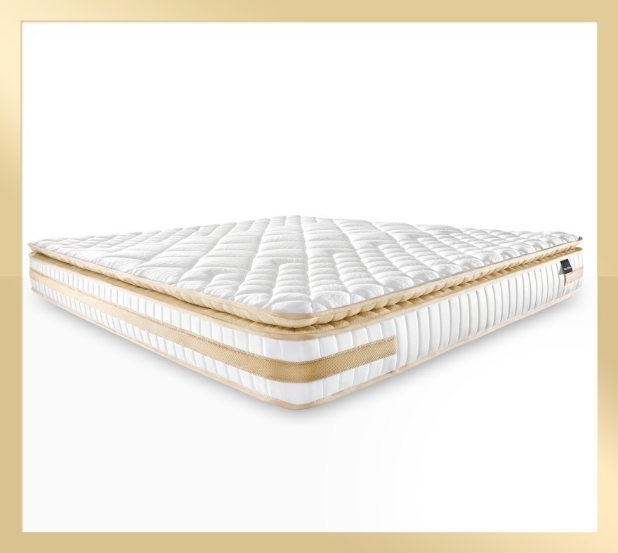 Atlas Gold Memory Foam Pillow Top Mattress with Firm Edge, Queen size