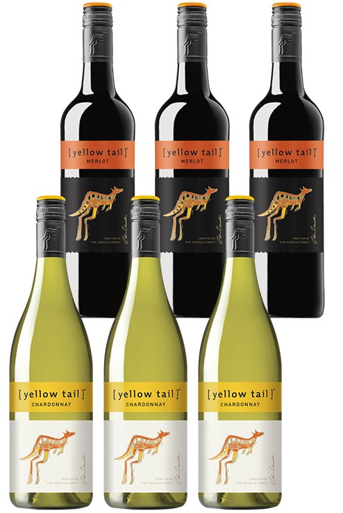 Yellowtail Chardonnay & Merlot Mixed Pac